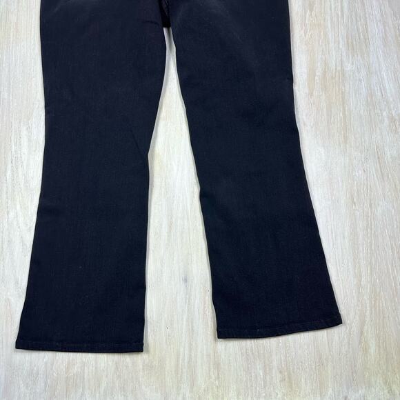 NYDJ Black Slim Bootcut Sure Stretch LiftxTuck Technology High Rise Jeans 12 - Picture 8 of 14